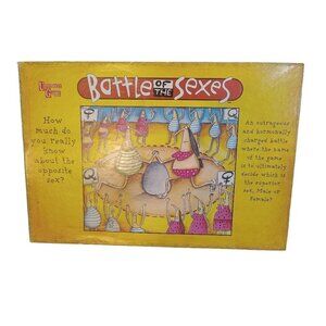 University Games Battle Of The Sexes Board Game 1997 Game Night No Manual